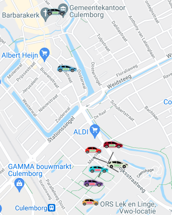 Elektrische auto's delen