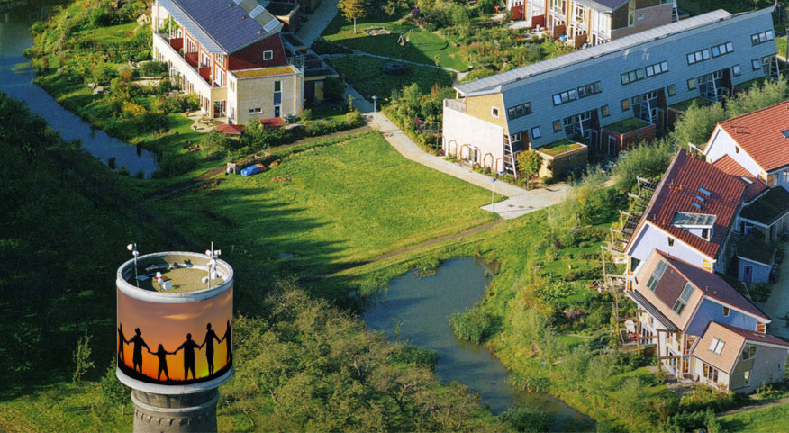 Watertoren en pomphuis
