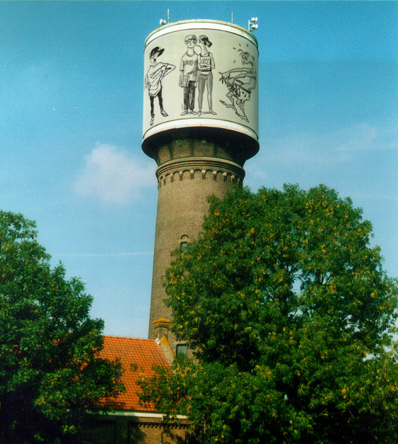 Watertoren en pomphuis