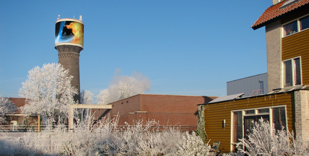 Watertoren en pomphuis